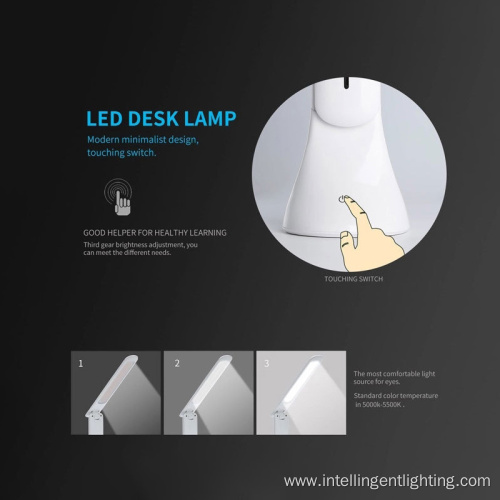 Student Study Light Cob Folding LED Desk Lamp